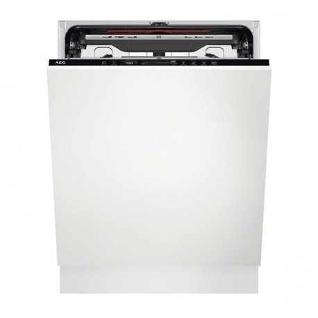 Máquina de Lavar Louça AEG FSE74717P Encastre 15 Conjunto(s) Digital, Branco, Painel Preto - 7332543840519