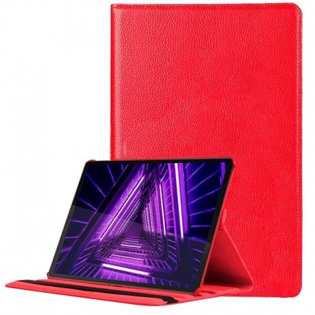 COOL Capa para Lenovo Tab M10 Plus / FHD Plus 2ª Gen / Tab K10 Pele Sintética Liso Vermelho 10.3" - 8434847058696