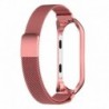 COOL Bracelete para Xiaomi Mi Band 5 / Mi Band 6 / Amazfit Band 5 Metal Rosa - 8434847059686