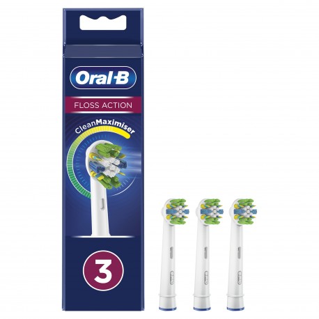 Braun Oral-B FlossAction 80338476 cabeça de escova de dentes 3 unidade(s) Branco - 4210201317913