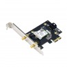 Adaptador Placa Rede PCIe ASUS PCE-AX1800. Wireless DualBand. AX1800 Ultimate AX. WiFi 6. BT5.2 - 4711081463849