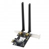 Adaptador Placa Rede PCIe ASUS PCE-AX1800. Wireless DualBand. AX1800 Ultimate AX. WiFi 6. BT5.2 - 4711081463849