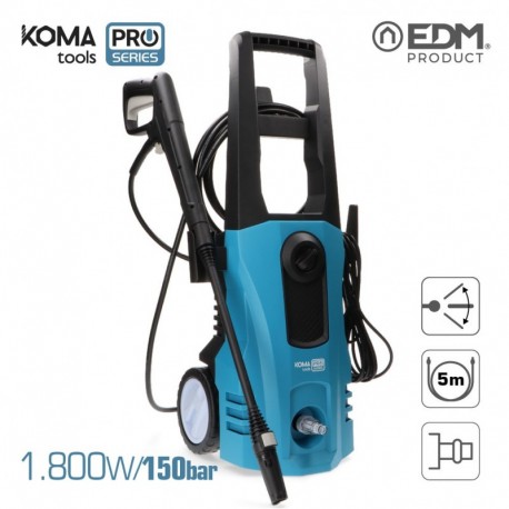 KOMA tools Máquina de Alta Pressão 1800 W 150 bar - 8425998086812