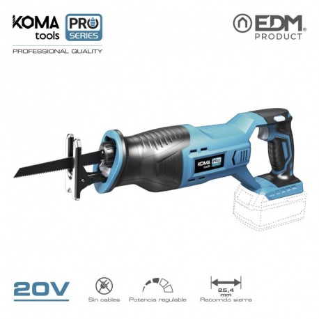 KOMA tools Serra Sabre 20 V sem Bateria e Carregador Pro Series Battery - 8425998087765