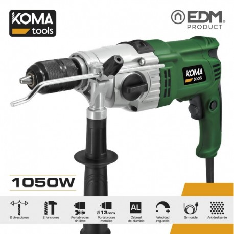 KOMA tools Berbequim de Percussão 1050 W com Controle de Velocidade - 8425998087253