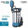 KOMA tools Bomba de Água Limpa 500 W até 10000 l/h 7/8 m - 8425998087918