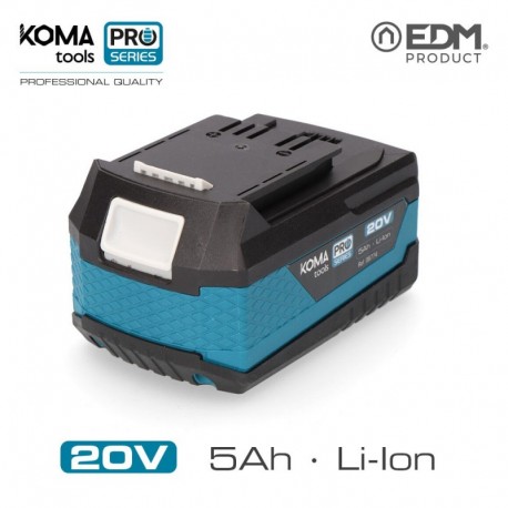 KOMA tools Bateria de Lítio 20 V 5.0 Ah Pro Series Battery - 8425998087741