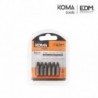 KOMA tools Jogo de 6 Pontas, Ponteiras PH 1/2/3 PZ 1-2-3 x 25 mm - 8425998087406