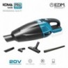 KOMA tools Aspirador Mini 20 V 500 ml Seco, 1 Boca Tubo Extensão e Escova de Chão, sem Bateria e Carregador Pro Series Battery - 8425998087567
