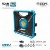 KOMA tools Foco Projetor LED 20 W 1800 lumens 20 V sem Bateria e Carregador Pro Series Battery - 8425998087550