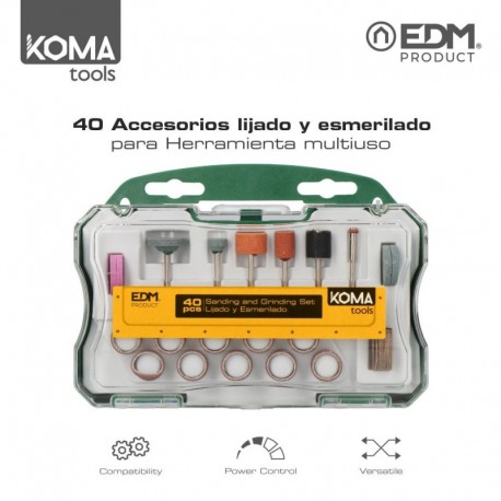 KOMA tools Set 40 Acessórios para 08709 - 8425998087369
