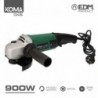 KOMA tools Rebarbadora 115 mm 900 W M14 11000 RPM com Mala Incluída - 8425998087024