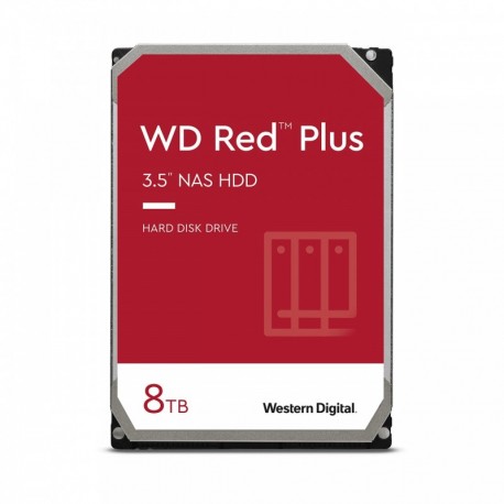 Western Digital Red Plus 3.5" 8000 GB 5400 RPM Serial ATA III - WD80EFZZ - 0718037896755