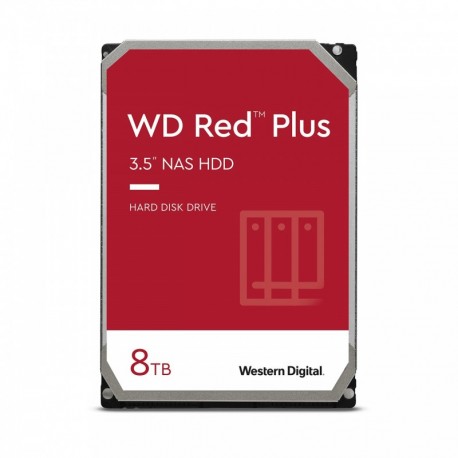Western Digital Red Plus 3.5" 8000 GB 5400 RPM Serial ATA III - WD80EFZZ - 0718037896755