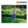 GARDENA Kit Conjunto de Mangueira Têxtil Liano Cinza com 15 m 13 mm Completo com Ligações e Lança Sprinkler - 18430-20 - 4078500044219