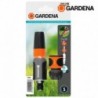 GARDENA Kit Stop n Spray Terminal de Rega de 13 mm (1/2") em Blister com Conector Rápido e Bocal, Sistema Aqua Stop - 18288-20 - 4078500010283