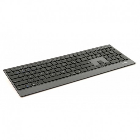 Kit Teclado + Rato RAPOO 9500M Multi-mode Wireless Ultra-slim Desktop Combo Set Black - 6940056194169