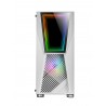 MARS GAMING MC777W ATX CASE. 2X 120MM ARGB FAN. T. GLASS. INFINITY MIRROR. WHITE - 8437023094488