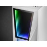 MARS GAMING MC777W ATX CASE. 2X 120MM ARGB FAN. T. GLASS. INFINITY MIRROR. WHITE - 8437023094488