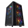 Caixa MARS GAMING MCMESH MICRO-ATX CASE. ULTRA-COOLING. 3X FRGB FAN. 360º MESH. BLACK - 4711099470884