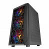 Caixa MARS GAMING MCMESH MICRO-ATX CASE. ULTRA-COOLING. 3X FRGB FAN. 360º MESH. BLACK - 4711099470884