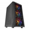Caixa MARS GAMING MCMESH MICRO-ATX CASE. ULTRA-COOLING. 3X FRGB FAN. 360º MESH. BLACK - 4711099470884