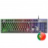 MARSGAMING MK220 RGB RAINBOW H-MECH KEYBOARD.  ALUMINUM. EDGE LIGHT. PORTUGUESE - 4710562758917