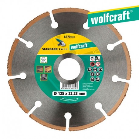Wolfcraft Disco de Corte 115 x 22,23 mm CT Standard - 8369000 - 4006885836907