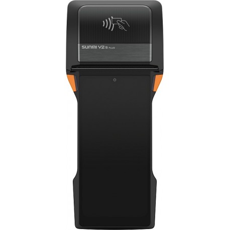 SUNMI Mobile V2S Plus POS 15,79 cm (6.22") Multitoque Android 4G 2GB 16GB 5MP Câmara Impressora Etiquetas e Talões 80 mm Preto - 5600373303248