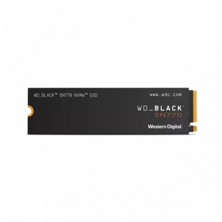 SSD M.2 PCIe 4.0 NVMe WD 1TB Black SN770 -5150R/4900W-740K/800K IOPs - 0718037887333