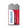 Philips Pilha Alcalina 6lr61 9 V Blister 1 Un 26,5x17,5x48,5mm - 8712581550042