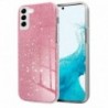COOL Capa para Samsung S901 Galaxy S22 Glitter Rosa - 8434847059921