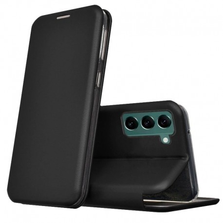 COOL Capa Flip Cover para Samsung S906 Galaxy S22 Plus Elegance Preto - 8434847059945