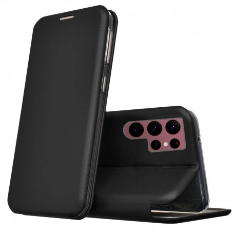 COOL Capa Flip Cover para Samsung S908 Galaxy S22 Ultra Elegance Preto - 8434847059976