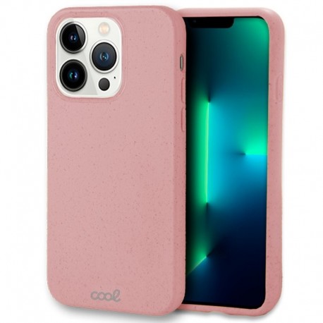 COOL Capa para iPhone 13 Pro Eco Biodegradável Rosa - 8434847060163