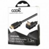 COOL Cabo HDMI a HDMI Audio-Video Universal 1,5 metros Angular Ultra 4K - 8434847058429