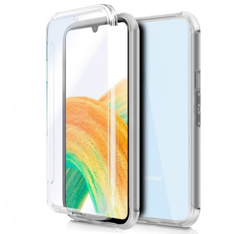 COOL Capa Silicone 3D para Samsung A336 Galaxy A33 5G Transparente Frontal + Traseira - 8434847061122