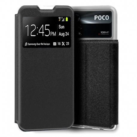COOL Capa Flip Cover para Xiaomi Poco X4 Pro 5G Liso Preto - 8434847061450