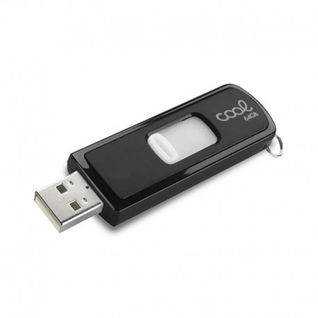 COOL Pen Drive USB 64 GB 2.0 Basic Preto - 8434847061313