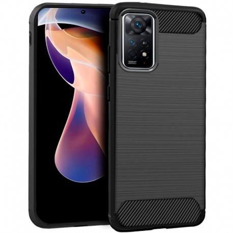 COOL Capa para Xiaomi Redmi Note 11 Pro / Note 11 Pro 5G Carbono Preto - 8434847062167