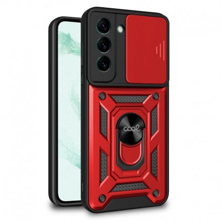 COOL Capa para Samsung S906 Galaxy S22 Plus Hard Ring Vermelho - 8434847062280