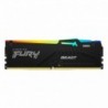 Dimm KINGSTON 32GB DDR5 5200MT/s CL40 FURY Beast Black RGB - 0740617328622