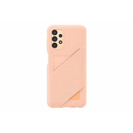 Samsung EF-OA135 capa para telemóvel 16,5 cm (6.5") Galaxy A13 5G com Bolso Cartões Pêssego - EF-OA135TPEGWW - 8806094330243