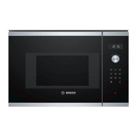Encastre Micro-ondas Bosch 20L 800W Inox - BFL524MS0 - 4242005038732