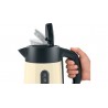 Jarro Elétrico Bosch TWK4P437 Chaleira Elétrica 1,7 L 2400 W Preto, Creme - 4242005253258