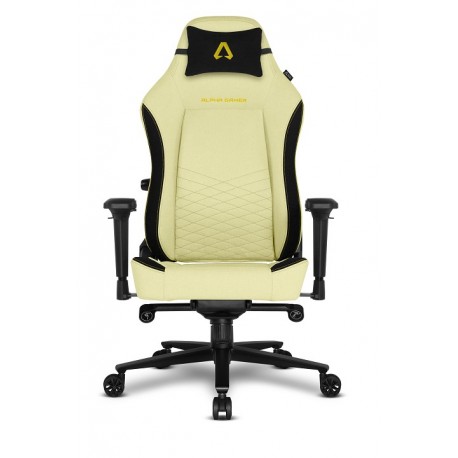 Cadeira Alpha Gamer Alegra Fabric Yellow - 5600413204900