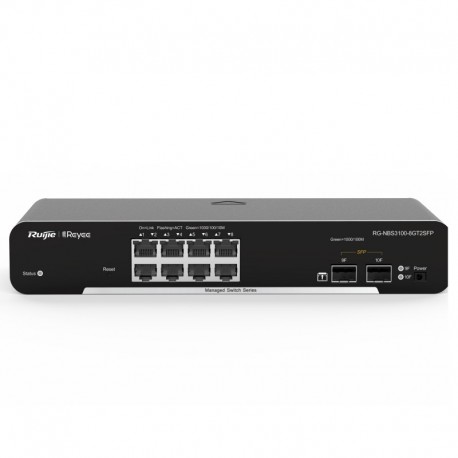 Reyee RG-NBS3100-8GT2SFP Reyee Switch Cloud Capa 2 8 puertos Gigabit+ 2 SFP Gigabit - 6971693270909