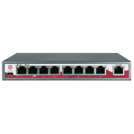 Safire SW0908POE-120W Switch PoE 8 portas PoE + 1 Uplink RJ45 - 8435325418834