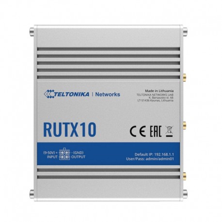 Teltonika TK-RUTX10 Teltonika Router Industrial Wi-Fi 5 - 4779027312453