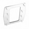 Zkteco ZK-TSA10 Placa de aço personalizada para torniquetes ZKTeco Acabamento para leitor biometrico - 8435325462301